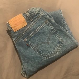 Levi Men’s vintage 550 34W 32L Relaxed Fit Tapered Leg Jeans